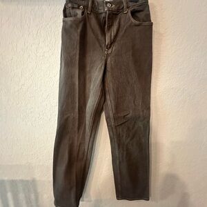 Abercrombie & Fitch Men's Dark Brown Straight Jeans